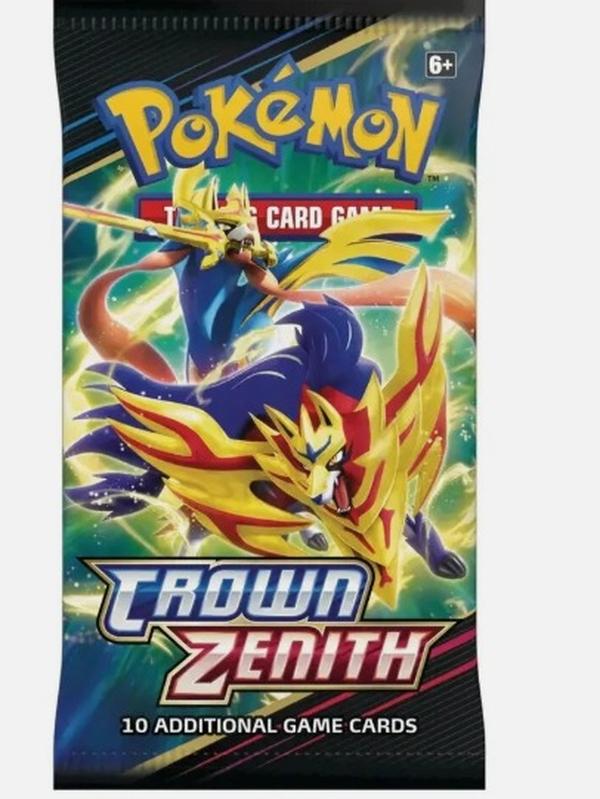 (1) Pokémon TCG: Sword & Shield Crown Zenith Booster Pack