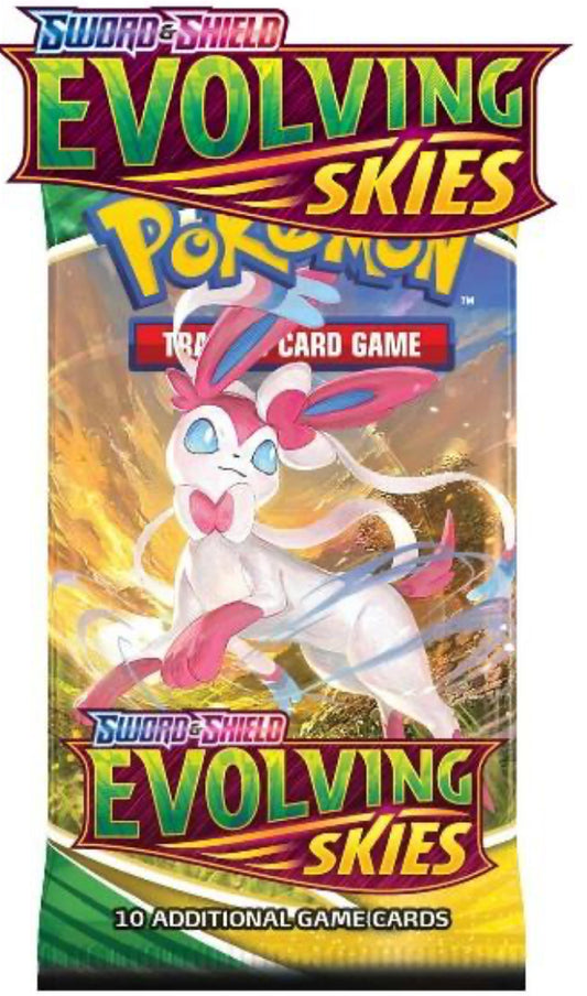 (1) Pokémon TCG: Sword & Shield SWSH07 Evolving Skies Booster Pack